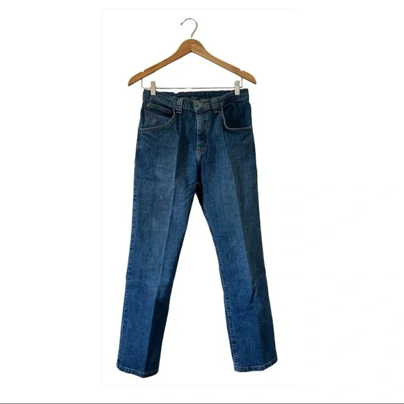 Jean Wrangler Straight Fit Garçon Taille 16 Husky - Taille Ajustable - Bleu